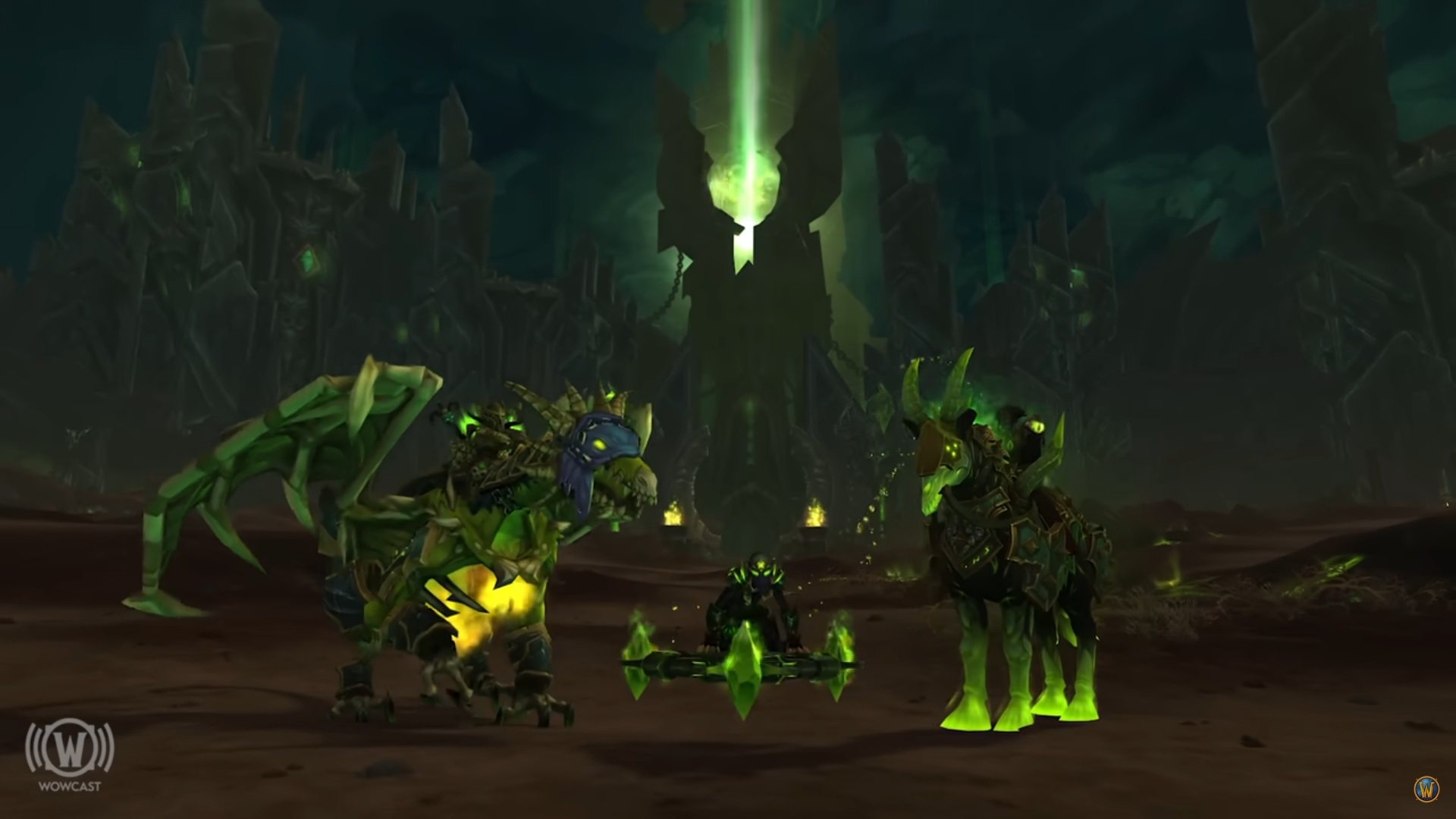 Fel-infused Class Mounts