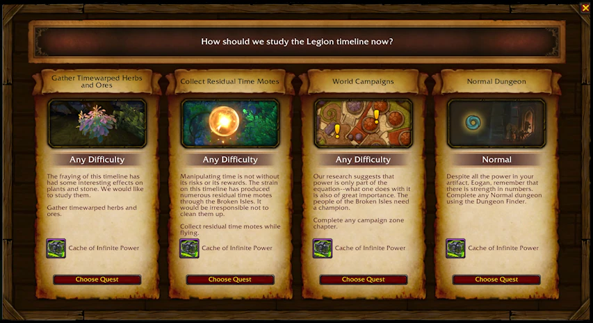 Infinite Research Quests